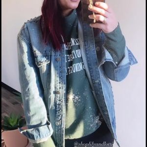 Chelsea Deboer by Lilly and Lottie Studded Denim Jacket